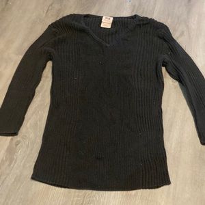 Tight black shirt